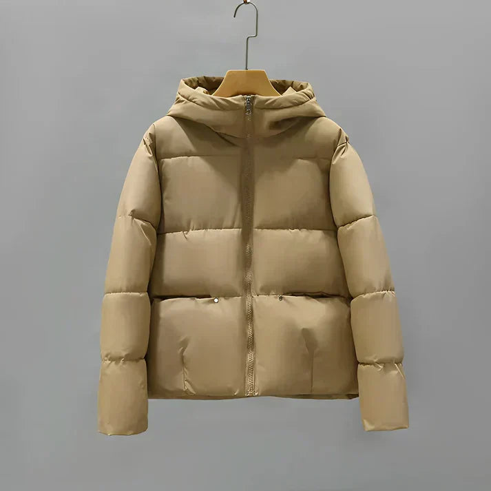 Street-Wave Puffer Coat For Women Warm Cozy Elegant Winter Jacket Trendy Sustainable Easy Care