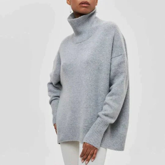 Street-wave Oversized Turtleneck Sweater Cozy Warmth Versatile Style for Everyday Wear Unisex
