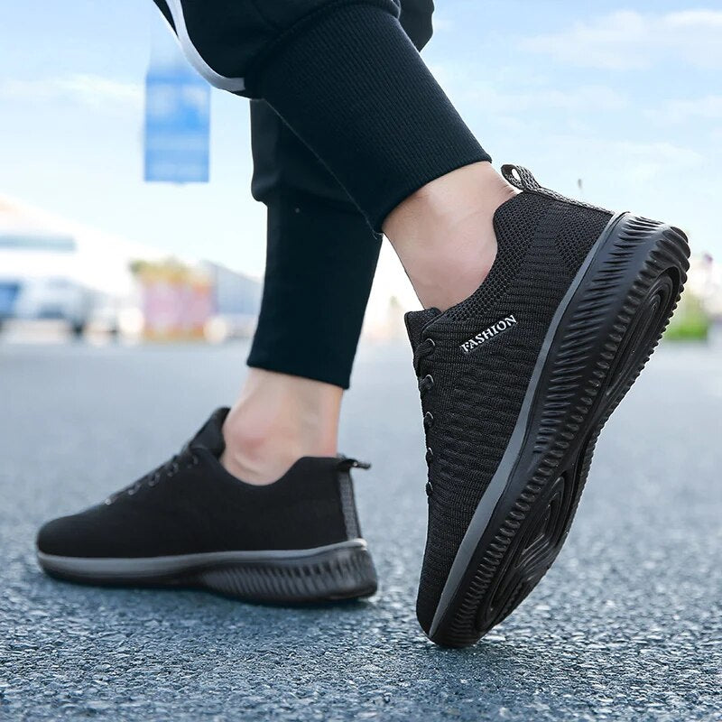 Men's Orthopedic Sneakers Street-wave Breathable Mesh Lightweight All-Day Comfort For Active Men