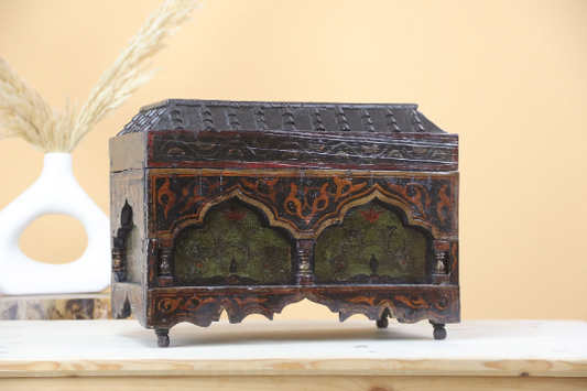 Kuchaf Vintage Wood Chest - Street-Wave