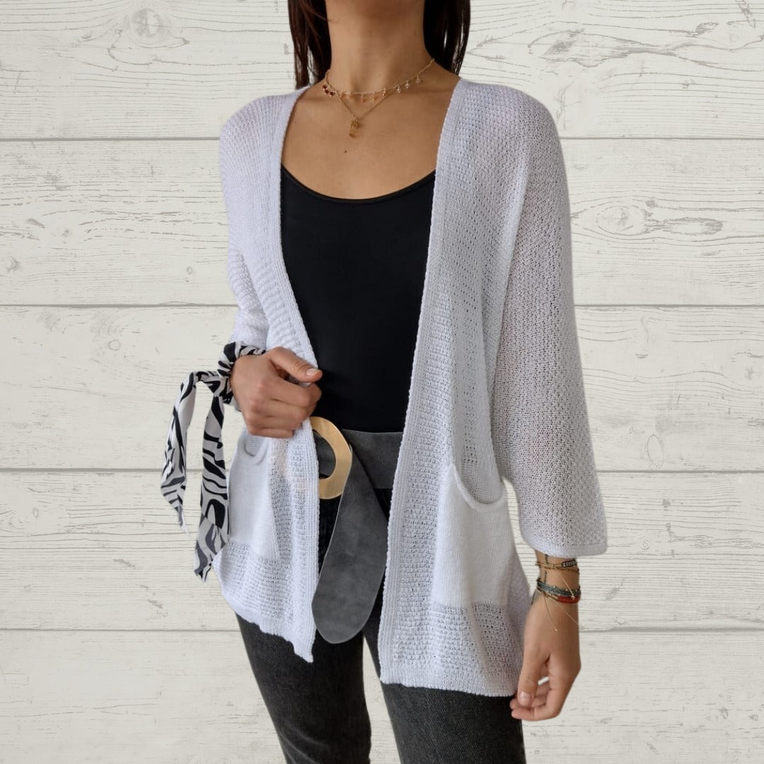 Street-Wave Cozy Knit Cardigan For Women With Stylish Pockets Soft Comfort Fit Everyday Wear