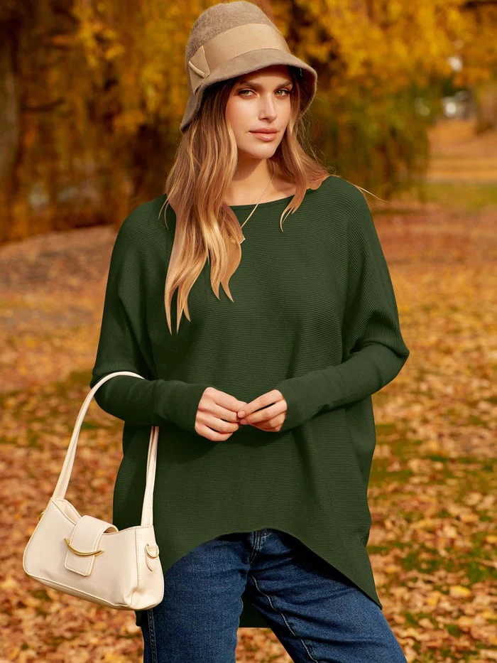 Nordisk-Flair Womens Oversized Sweater Cozy Knit Wool Blend For Women