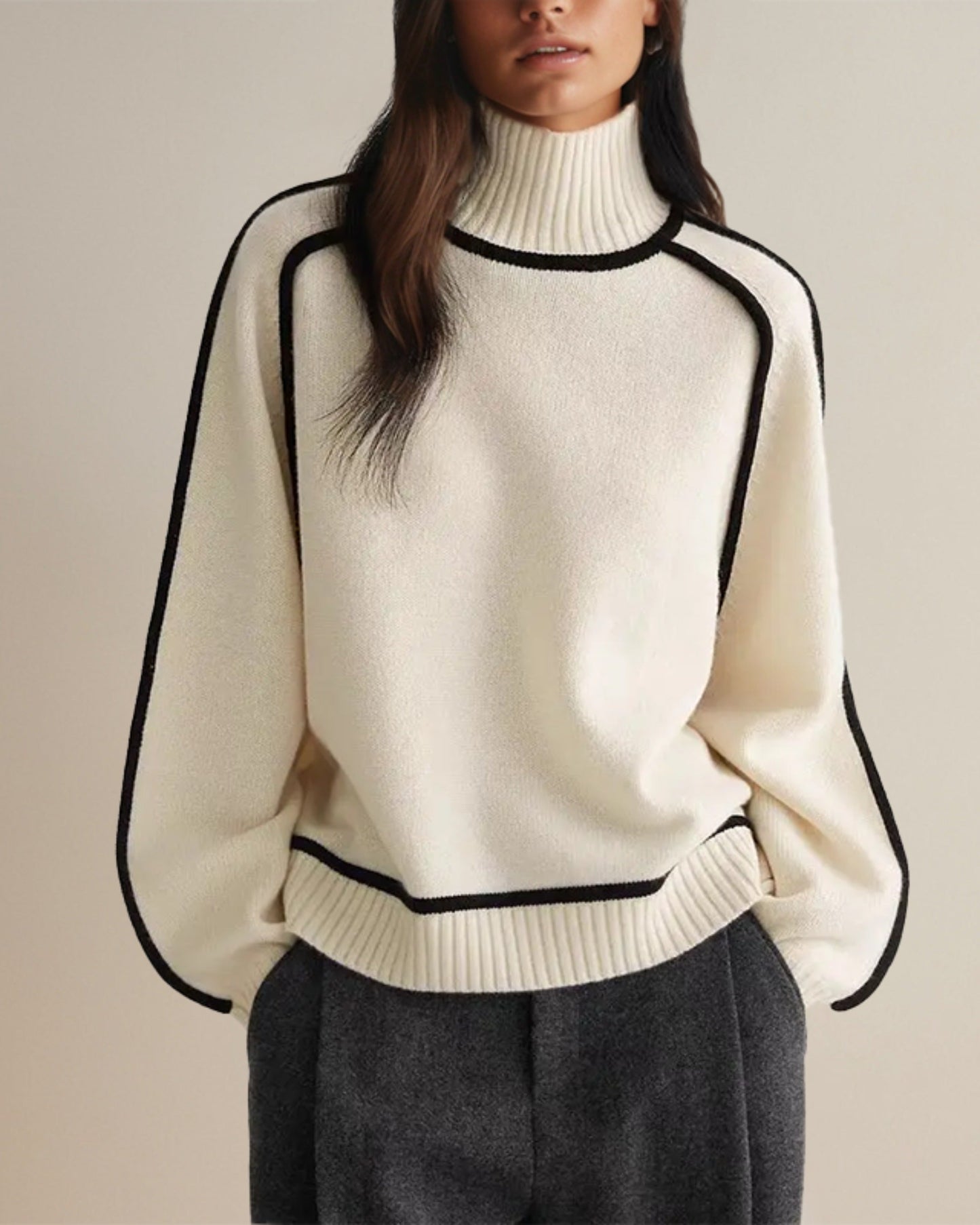Streetwave Elegant Turtleneck Sweater For Fashion Forward Women Warmth And Timeless Style
