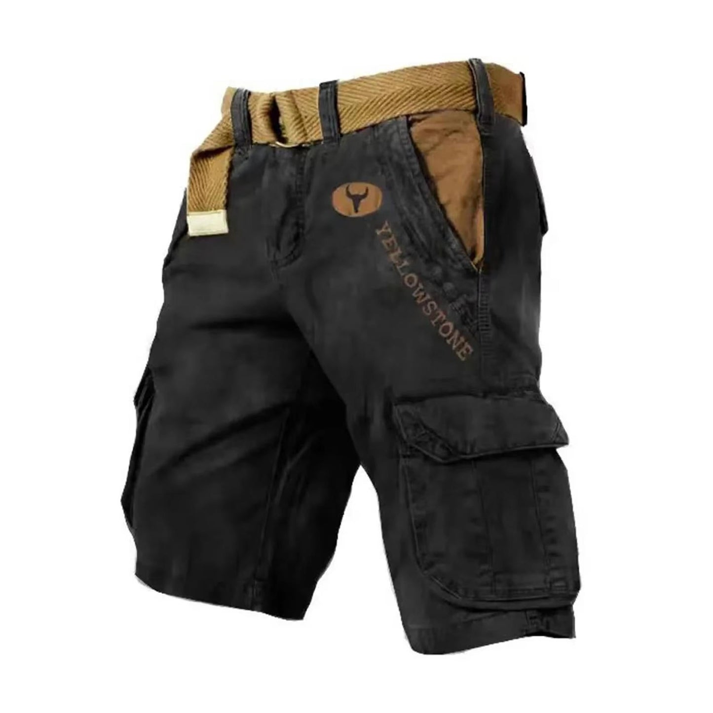 Men's Multifunctional Cargo Shorts With Multiple Pockets For Outdoor Travel And Everyday Wear