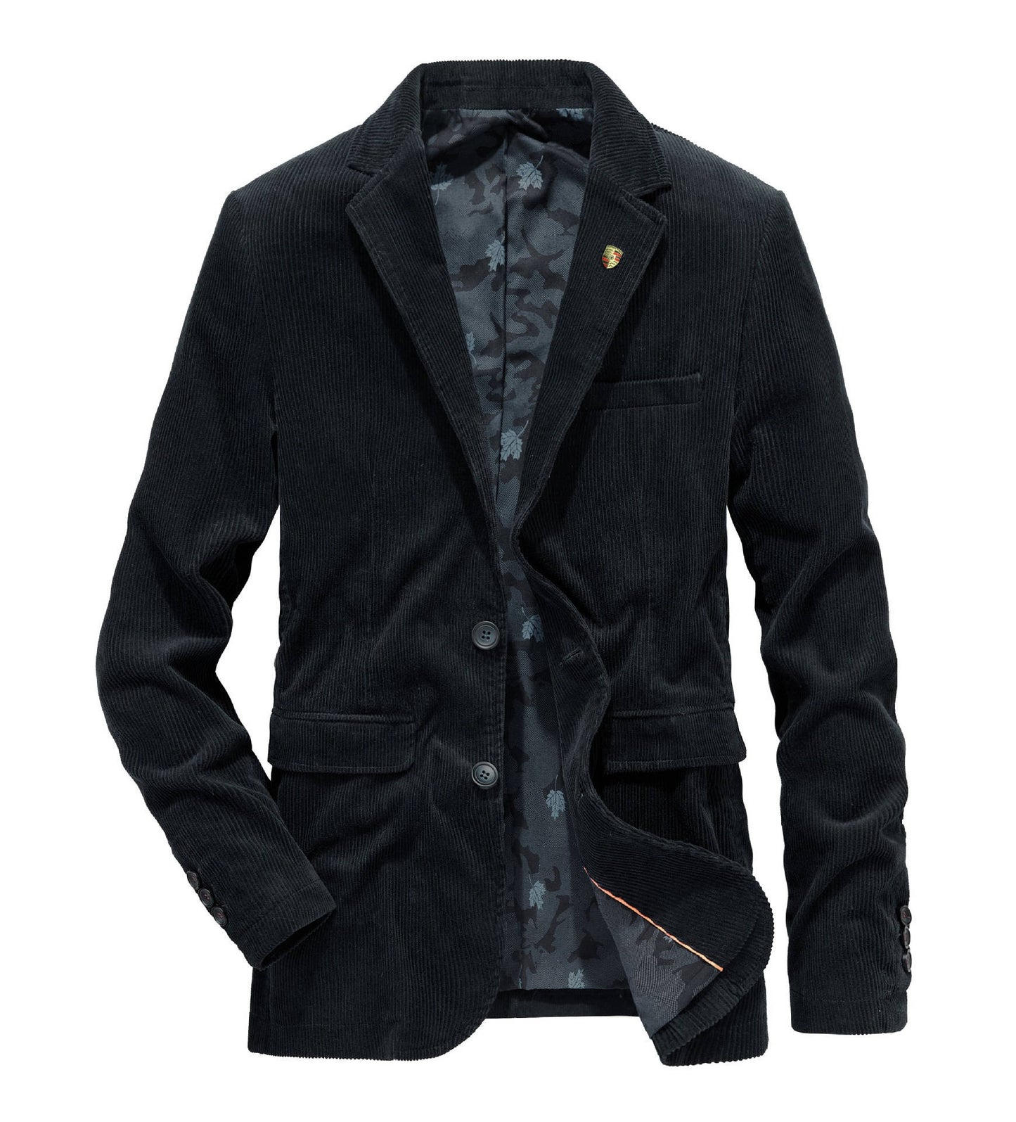 Street-Wave Mens Corduroy Blazer Jacket Classic Yet Modern For Smart Casual And Office Wear
