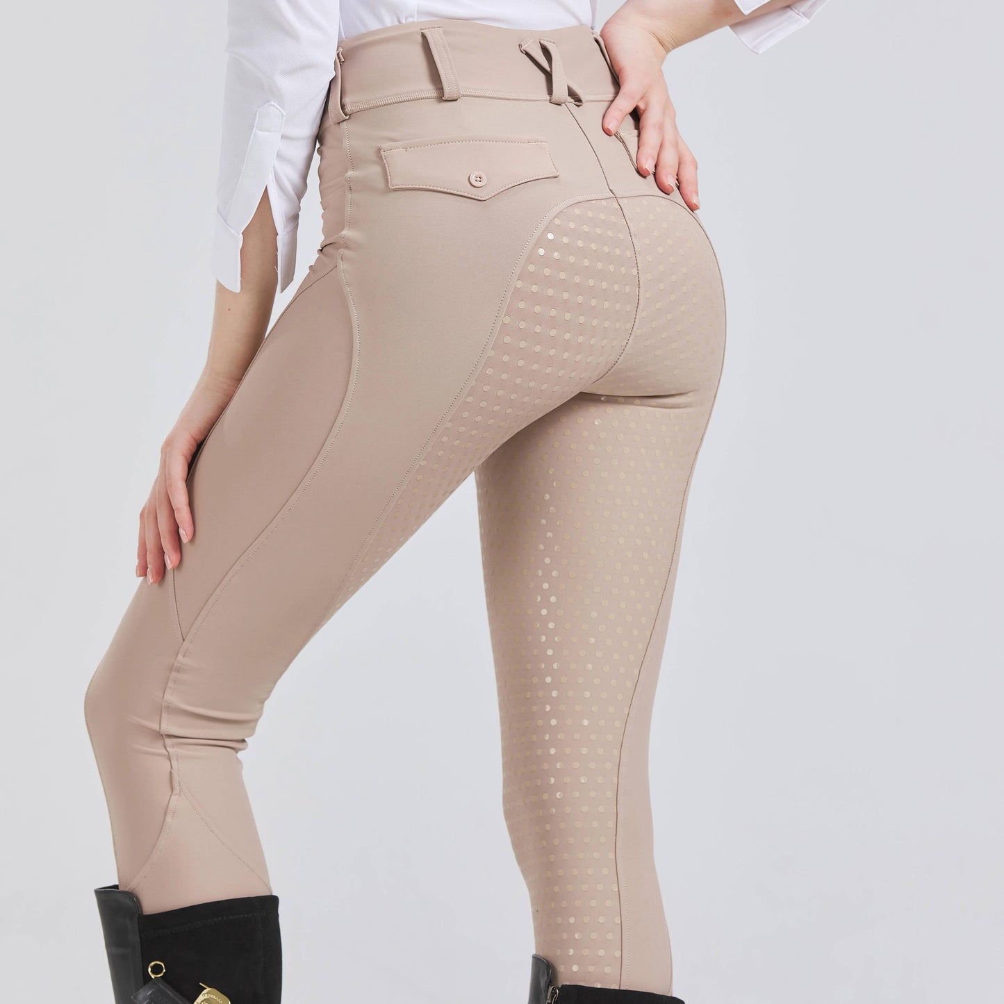 Street-Wave Women Equestrian Horse Riding Pants - Saddle Lock For Secure Grip And Focus