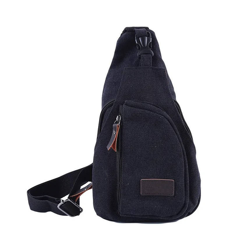 Street-Wave Canvas Sling Bag - Lightweight, Hands-Free Everyday Carry for City Trips