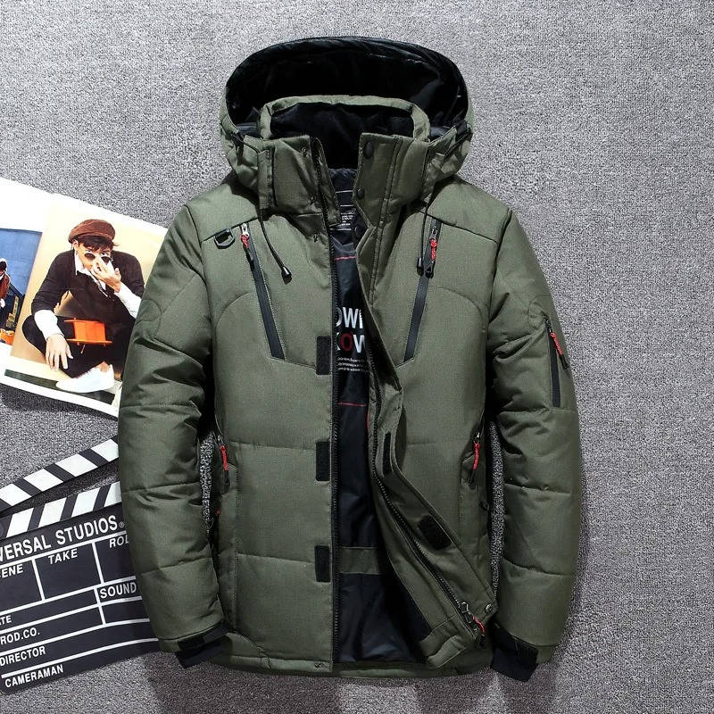Men's Insulated Winter Parka Waterproof Windproof Jacket For Extreme Cold Outdoor Gear