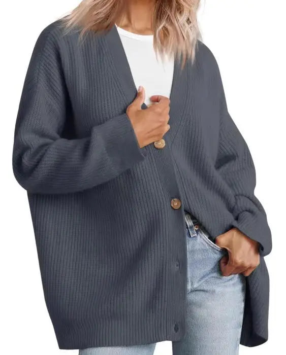 Street-wave Sylvie Cashmere Cardigan Vest With Wide V Neck Ultra Soft Cozy For Women