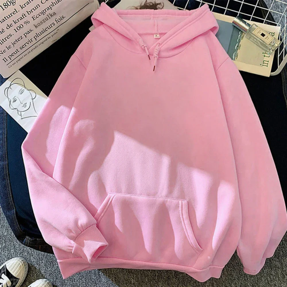 Women’s Hoodie – Oversized Fit – Soft Fleece – Kangaroo Pocket – Ribbed Cuffs
