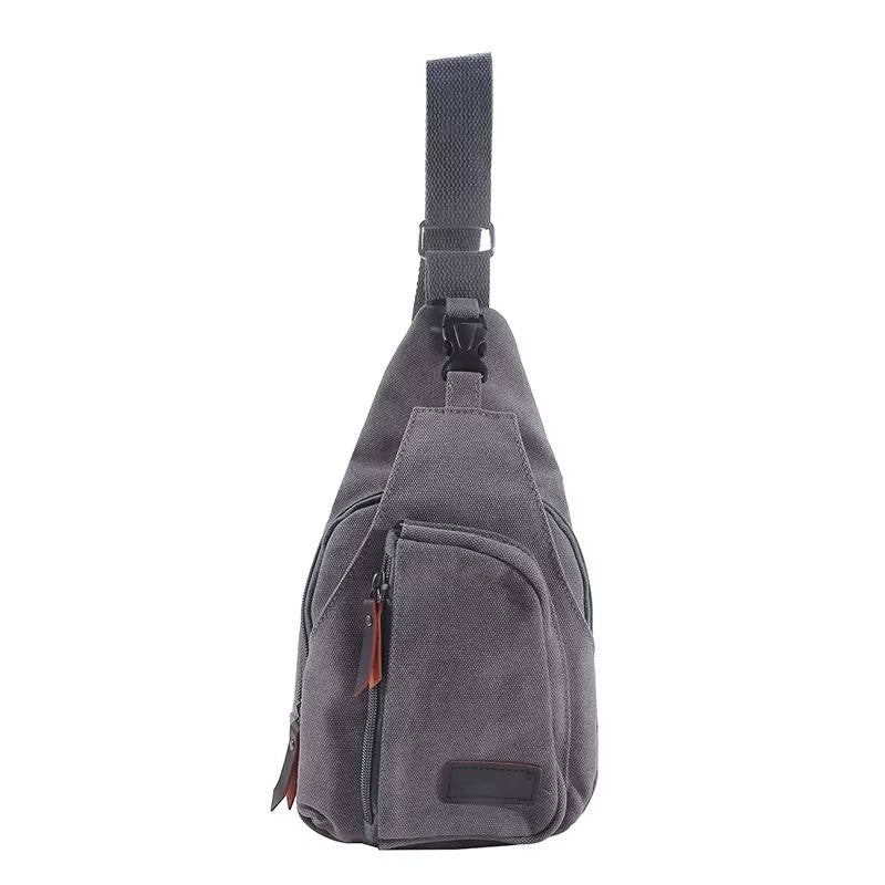 Street-Wave Canvas Sling Bag - Lightweight, Hands-Free Everyday Carry for City Trips