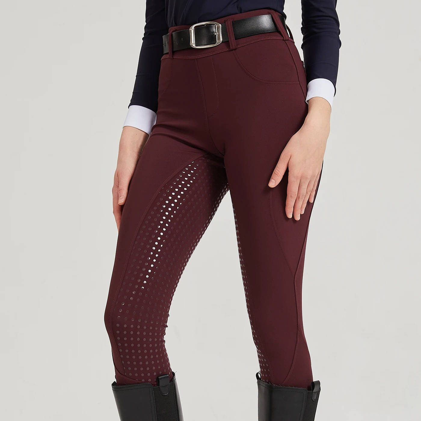 Street-Wave Women Equestrian Horse Riding Pants - Saddle Lock For Secure Grip And Focus