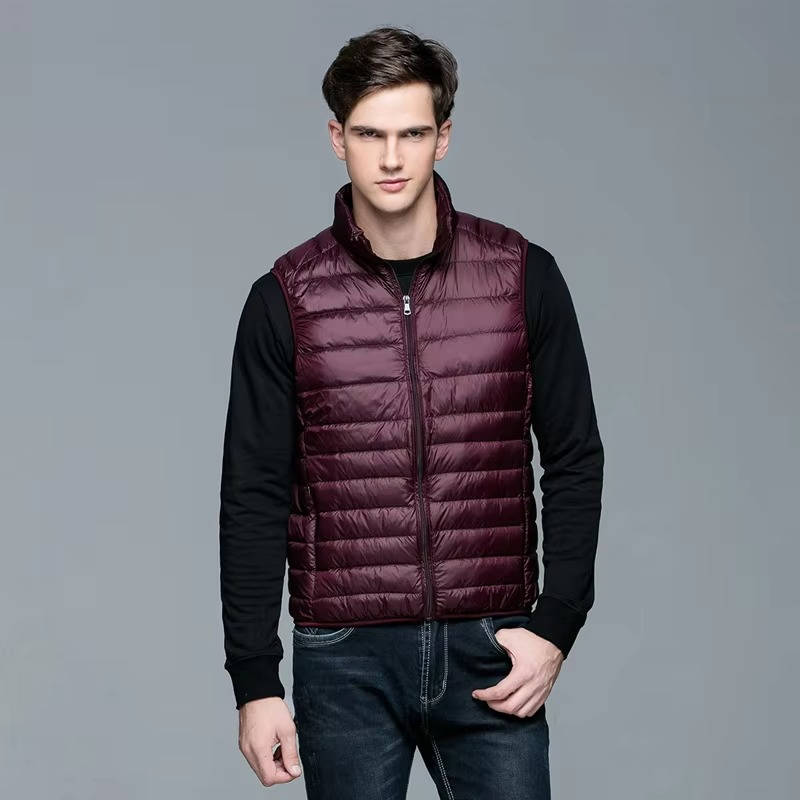 Street-Wave Men's Lightweight Packable Down Vest for Travel and Everyday Winter Outerwear