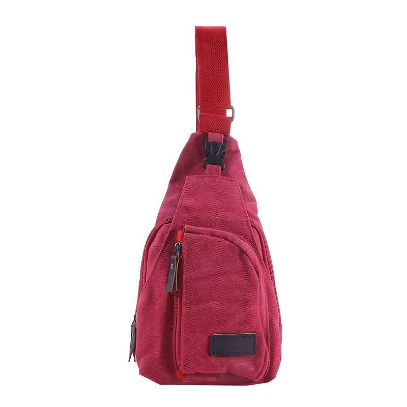 Street-Wave Canvas Sling Bag - Lightweight, Hands-Free Everyday Carry for City Trips