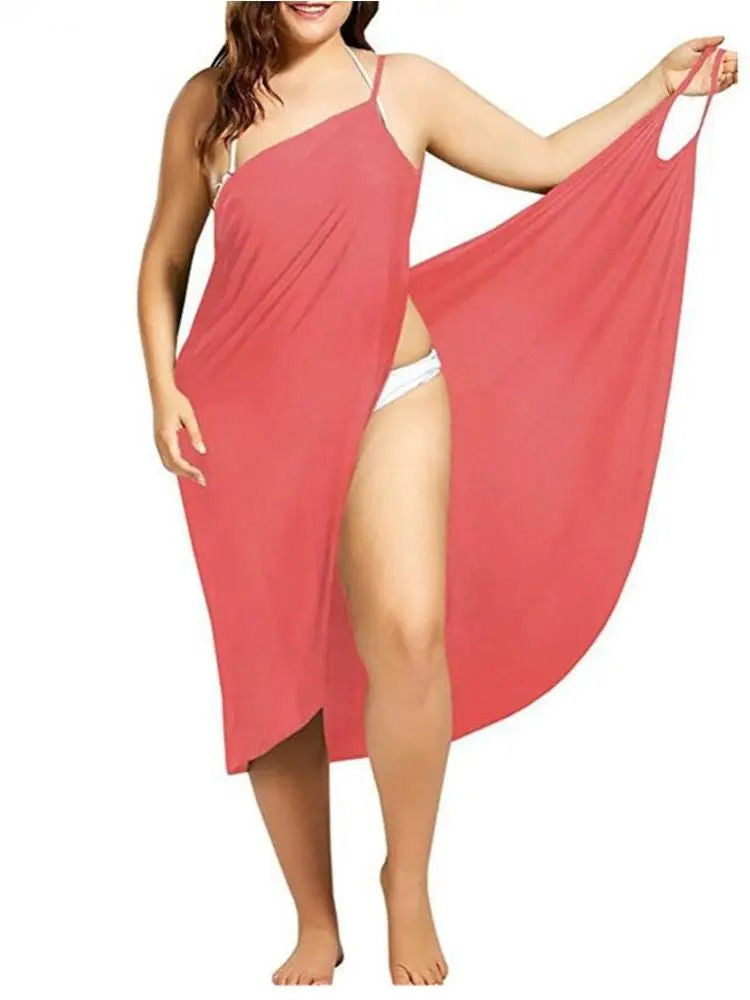 Street-Wave Beach Cover Up Dress - Breezy Soft Cotton Comfort From Pool To Street Everyday