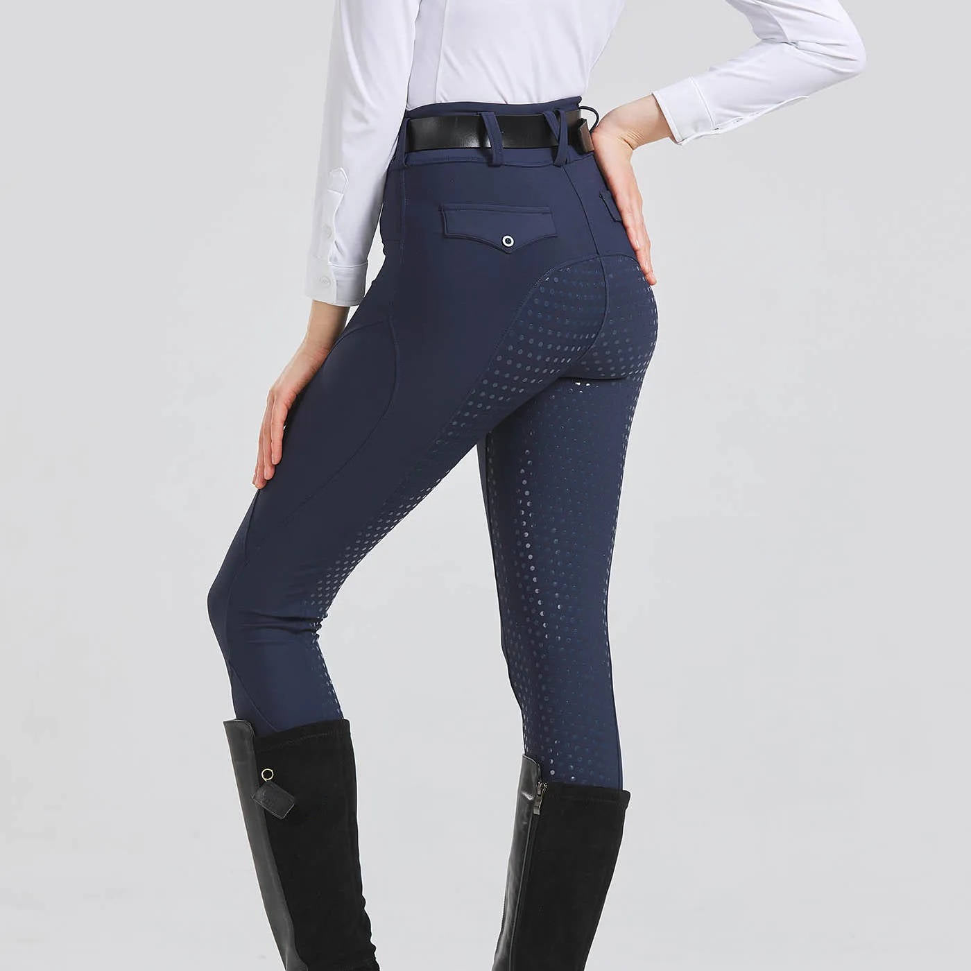 Street-Wave Women Equestrian Horse Riding Pants - Saddle Lock For Secure Grip And Focus