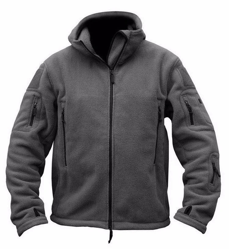 Street-Wave Men Thermal Fleece Jacket Winter Warmth Outdoor Gear Rugged Comfort For Cold Weather Activities