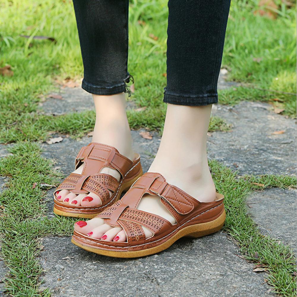 Rickta Orthopedic Toe Separator Sandals For Women All Day Comfort And Arch Support