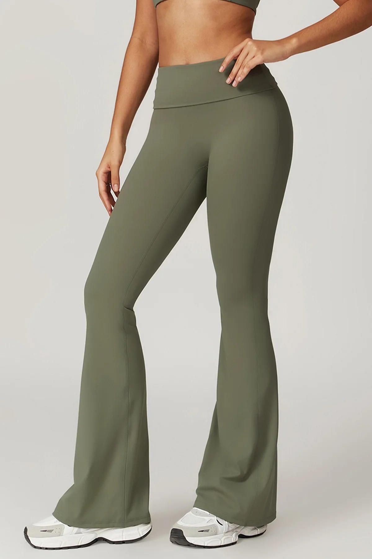 High Waisted Yoga Pants With Tummy Control