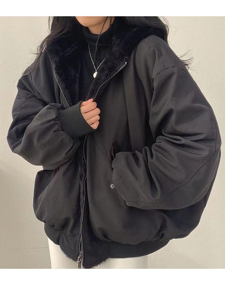Street-Wave Stella Women's Cozy Faux Shearling Lined Transitional Jacket All-Season Style