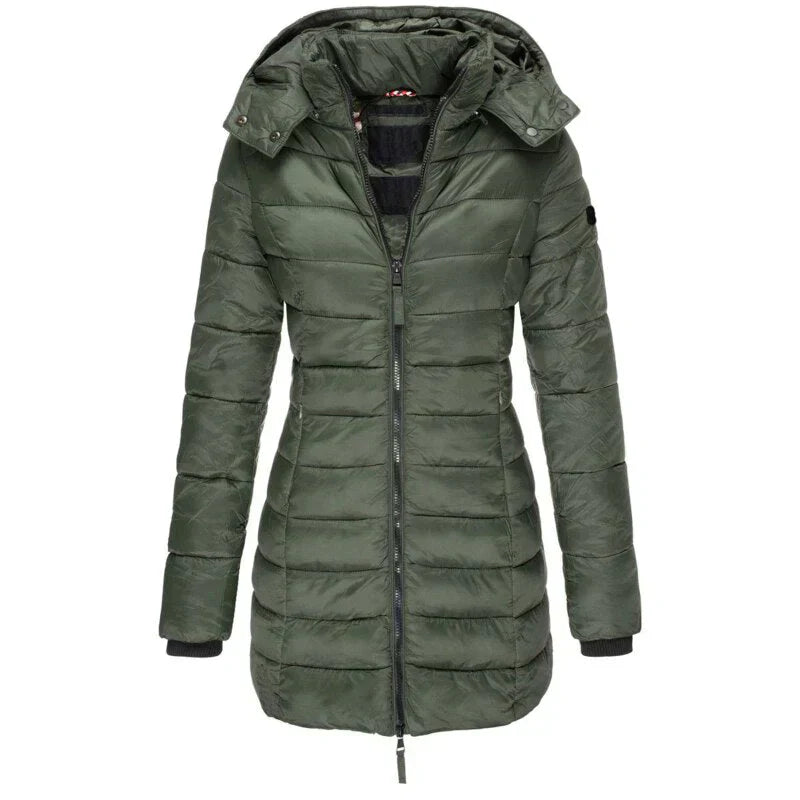 Streetwave Women's Down Jacket Cozy Elegant Puffer Coat For Warm Winter Style And Comfort