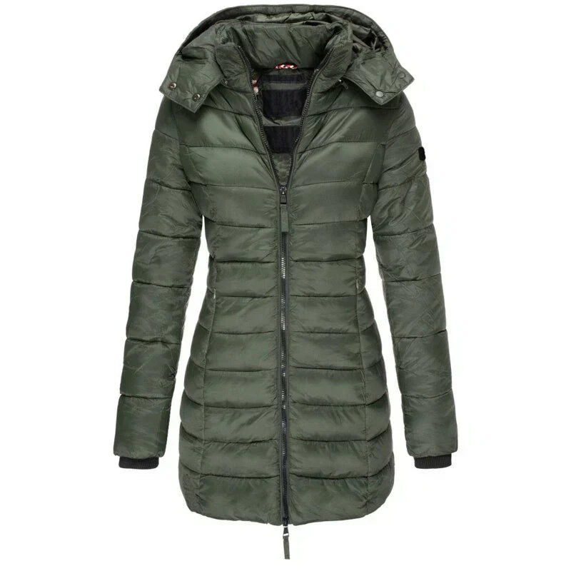 Street-Wave Lightweight Padded Jacket With Hood For Women Warmth Without Bulk All Weather Comfort