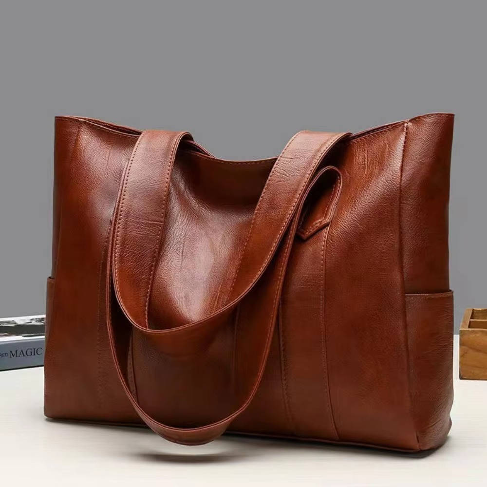 Street-Wave Womens Vintage Tote Bag - Classic Spacious And Versatile For Work And Weekend