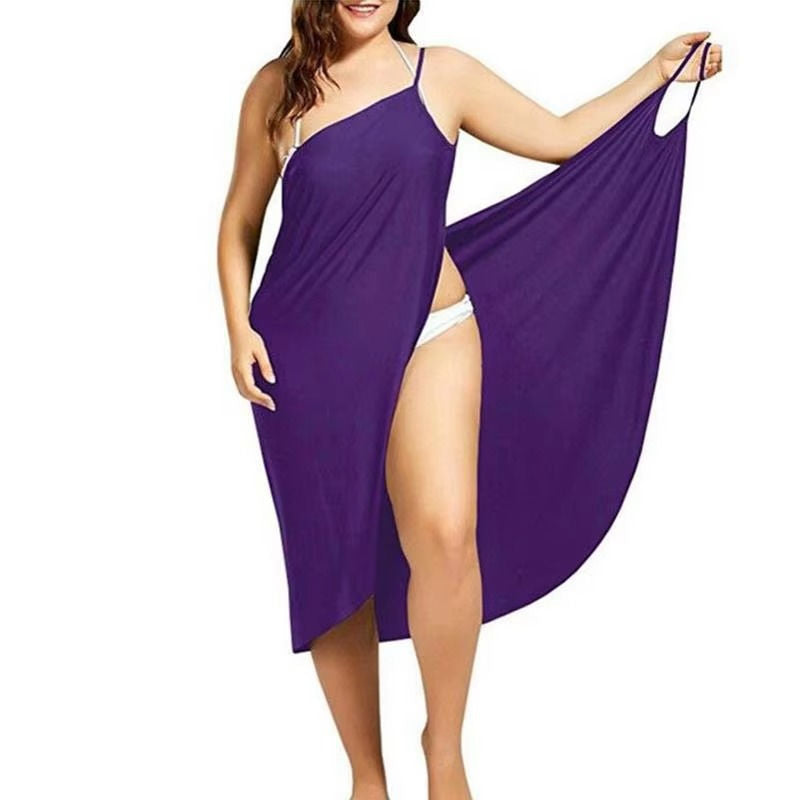 Street-Wave Beach Cover Up Dress - Breezy Soft Cotton Comfort From Pool To Street Everyday