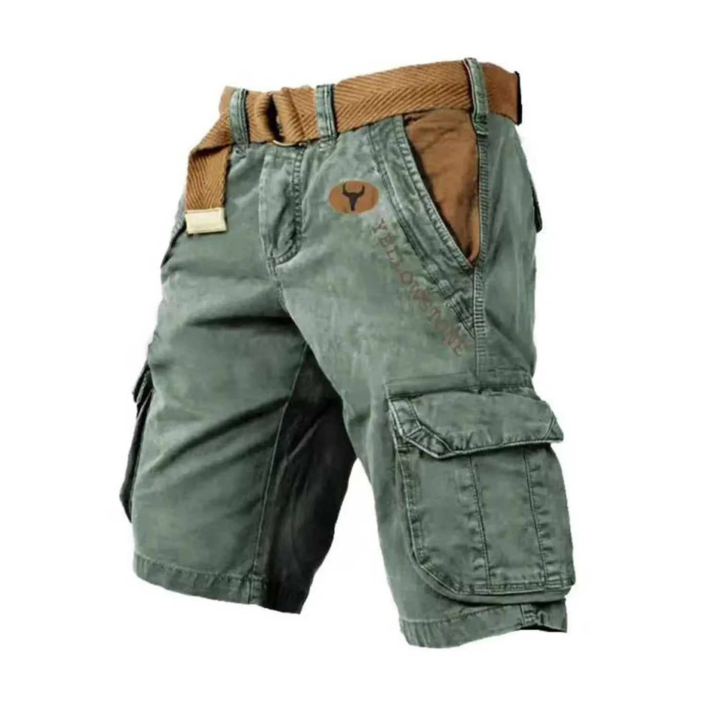 Men's Multifunctional Cargo Shorts With Multiple Pockets For Outdoor Travel And Everyday Wear