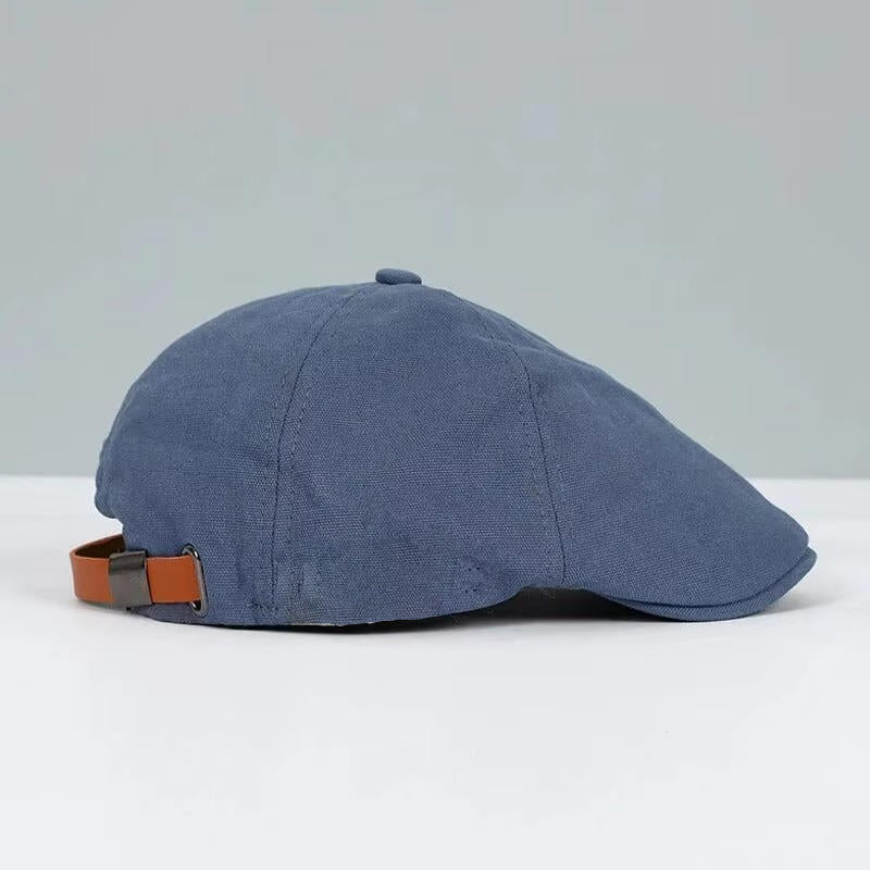 Mens Flat Cap Street-Wave Black for Casual Street Style All Day Comfort and Everyday Wear