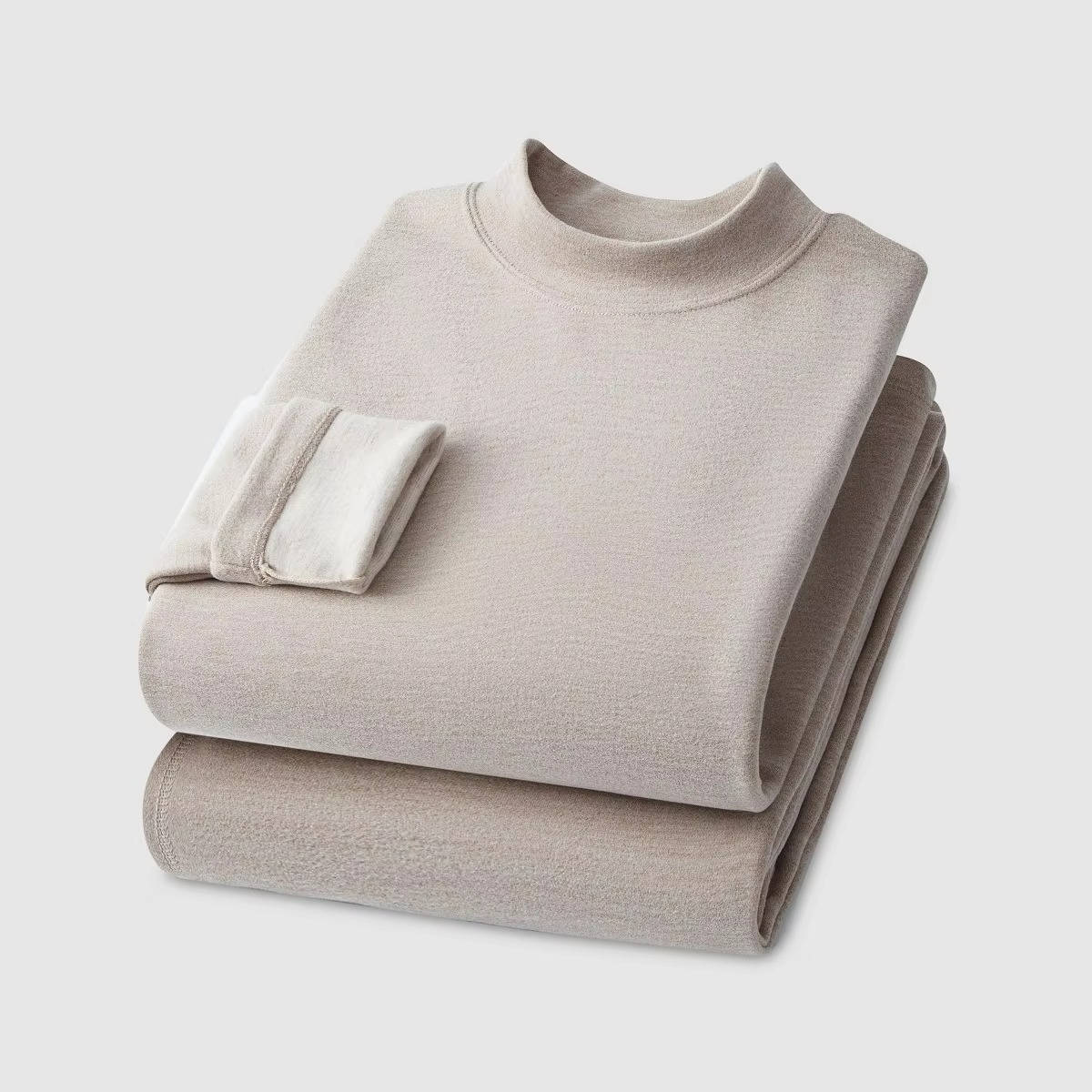 Street-Wave Thermal Underwear Set for Men Warm Base Layer for Cold Winter Weather Outdoor Activity