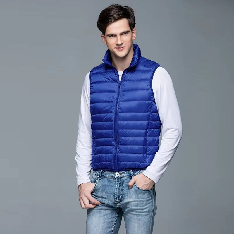 Street-Wave Men's Lightweight Packable Down Vest for Travel and Everyday Winter Outerwear