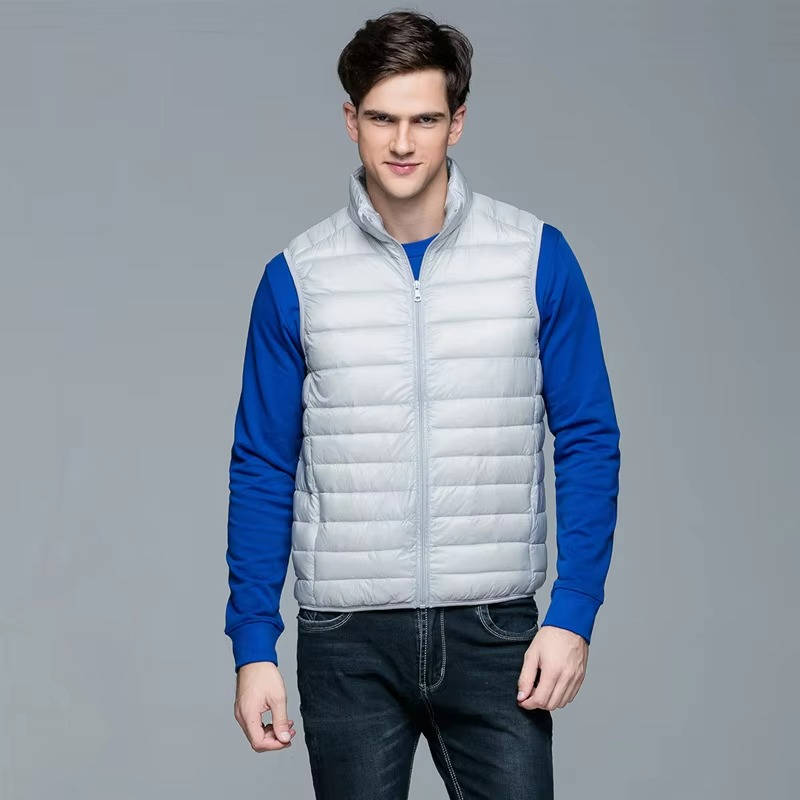 Street-Wave Men's Lightweight Packable Down Vest for Travel and Everyday Winter Outerwear