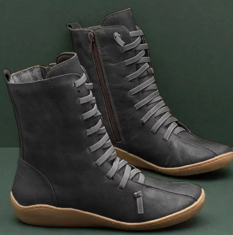 Street Wave Leather Winter Boots For Urban Explorers Durable Natural Leather Warmth