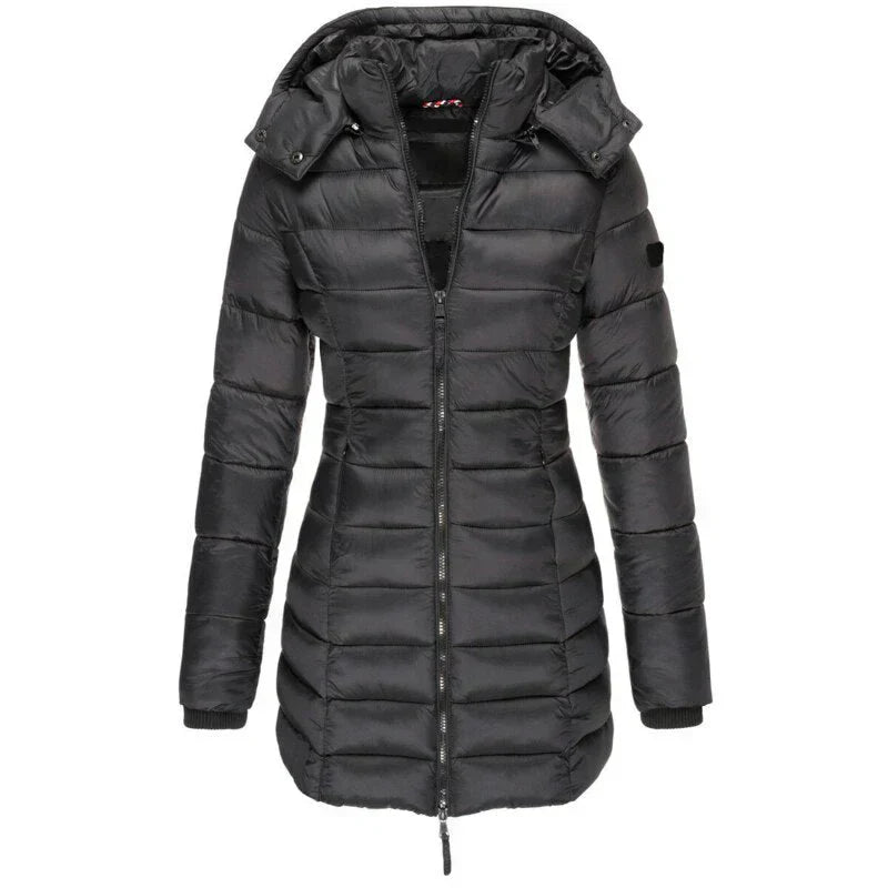 Street-Wave Lightweight Padded Jacket With Hood For Women Warmth Without Bulk All Weather Comfort