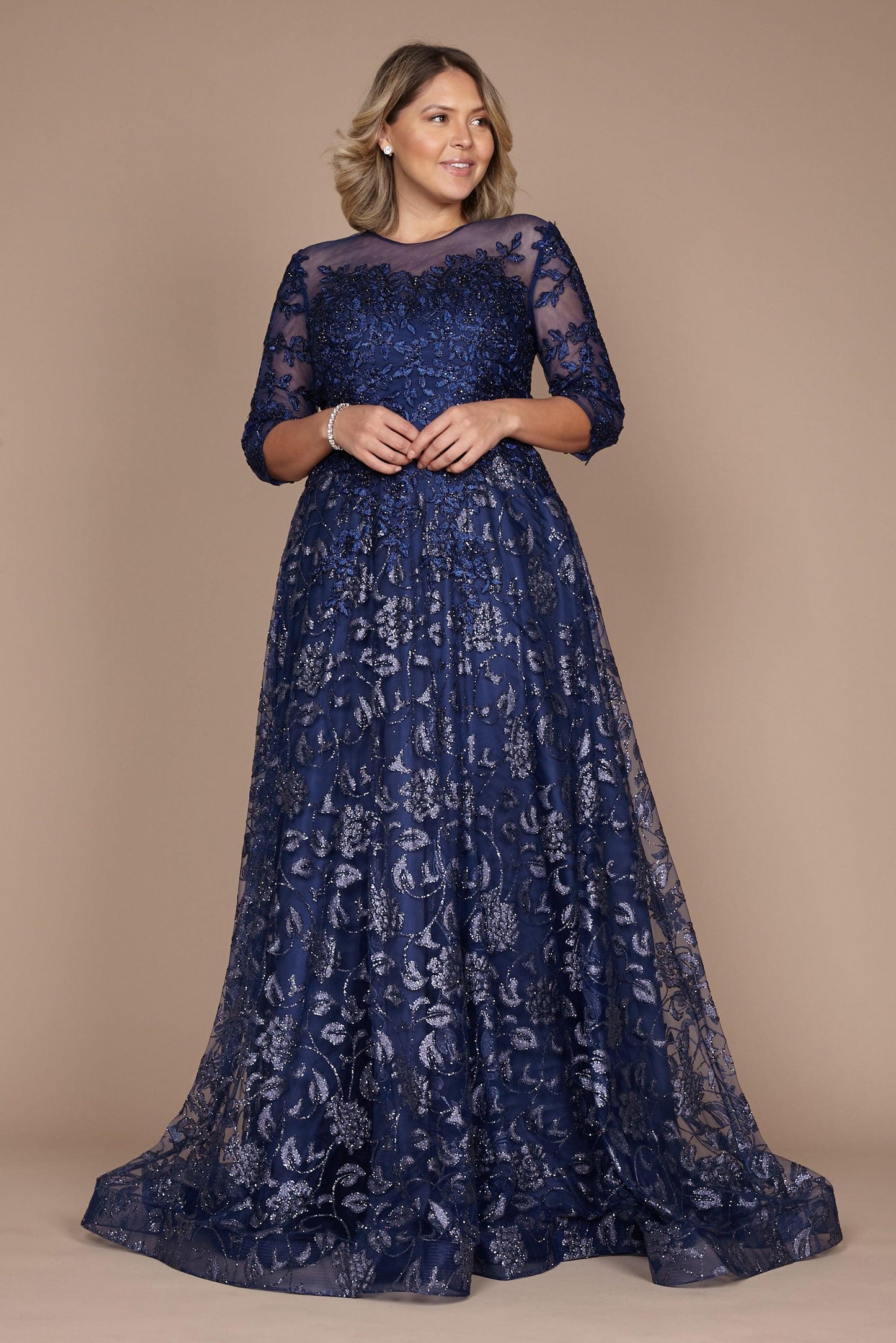 Lace Evening Dress Sparkling StreetWave Mother Of The Bride
