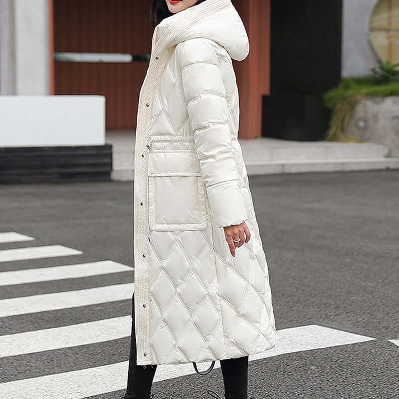 Street-Wave Womens Padded Hooded Winter Jacket With Thick Insulation For Warmth And Comfort
