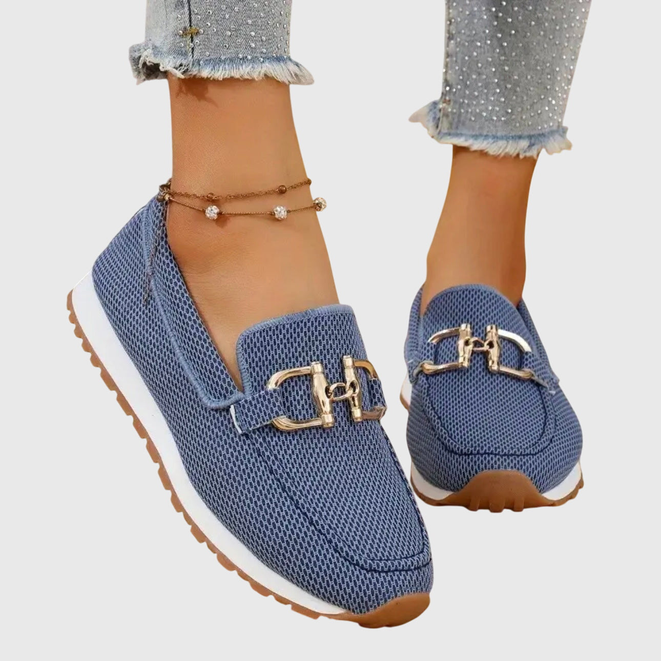 Women's Casual Loafers with Supportive Insole and Flexible Sole