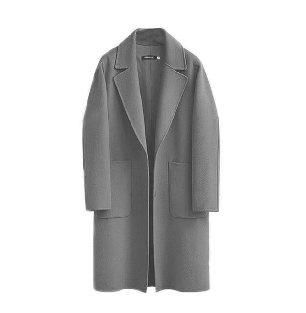 Street Wave Long Wool Coat For Women Warm Durable Luxury Outerwear For Cold Weather