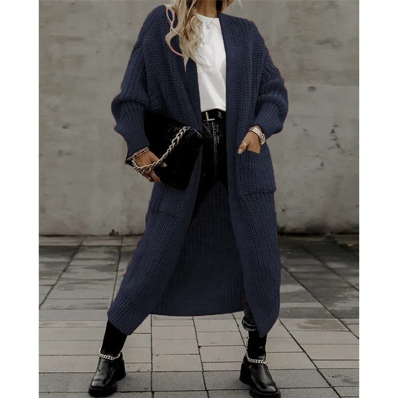 Knitted Vest With Pockets For Women Street Wave Cozy Soft Comfort Everyday Warmth Chic Style