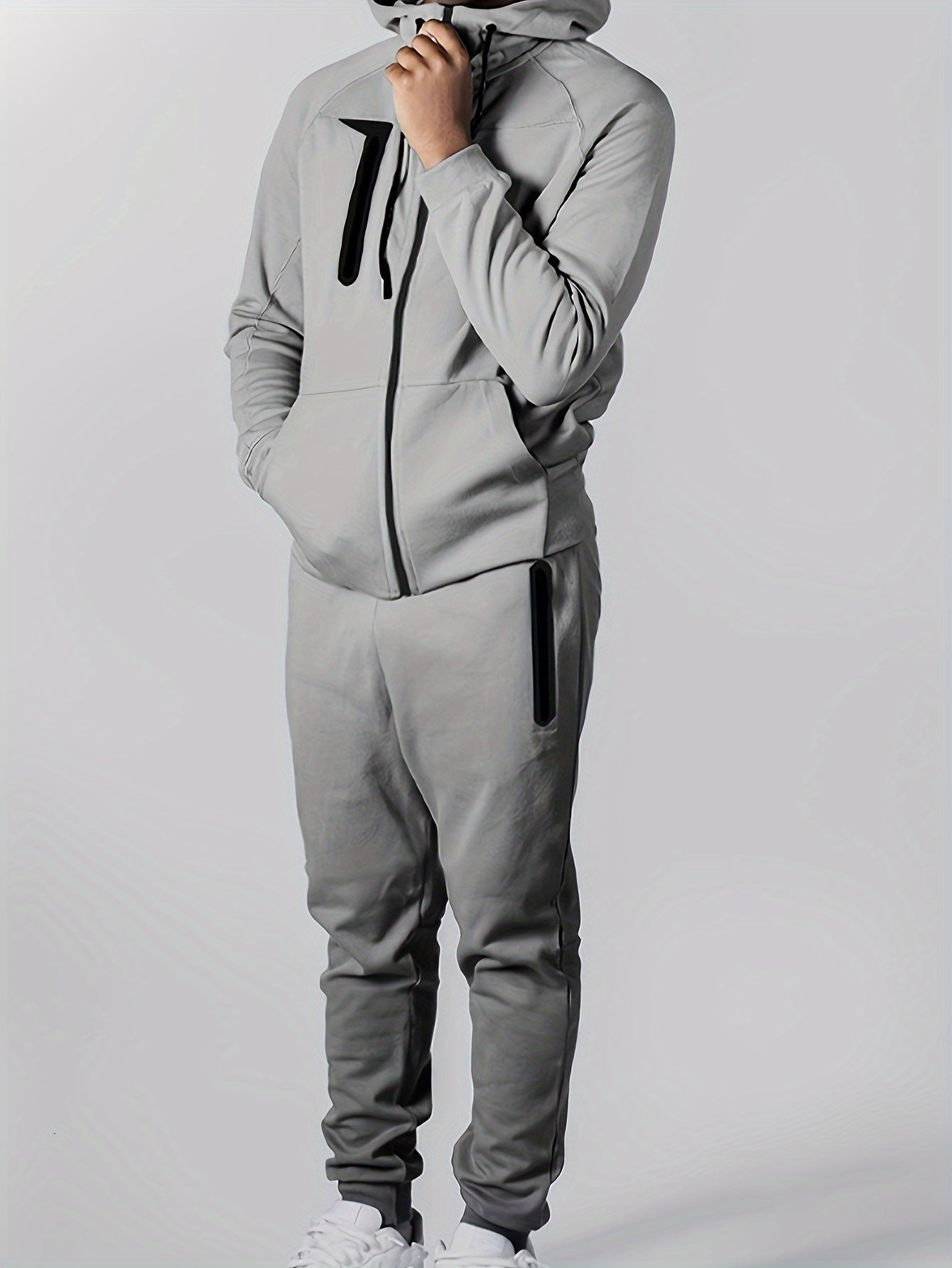Street-Wave Zip Hoodie Unisex Premium Casual Sweatshirt With High Stretch Polyester For Urban Athleisure