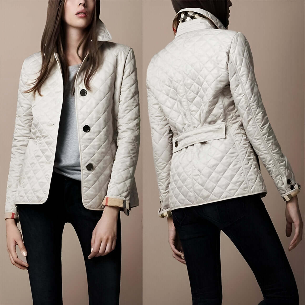 Streetwave Silk Quilted Jacket For Women Luxurious Breathable Comfort And Elegant Style