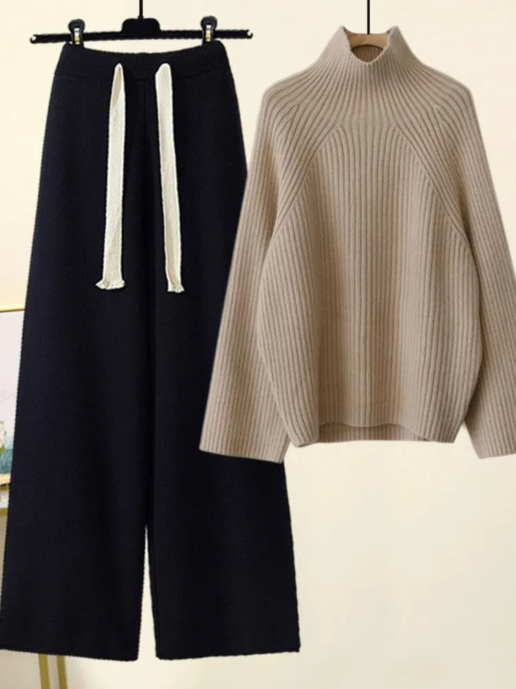 Street-wave Knit Kit for Cozy Autumn and Winter Crafting, Soft Warmth and Relaxed Fit