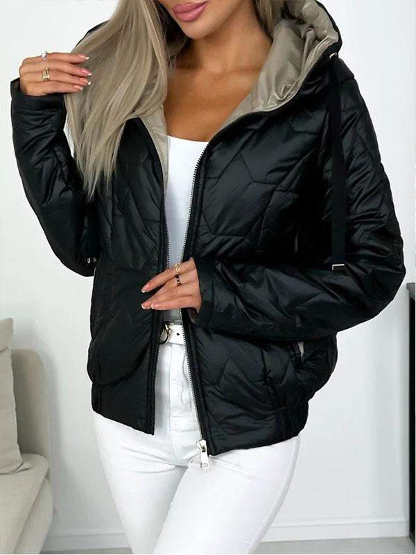 Street Wave Lucie Cotton Puffer Jacket For Women Colorful Winter Ready Warmth Hooded Zipper