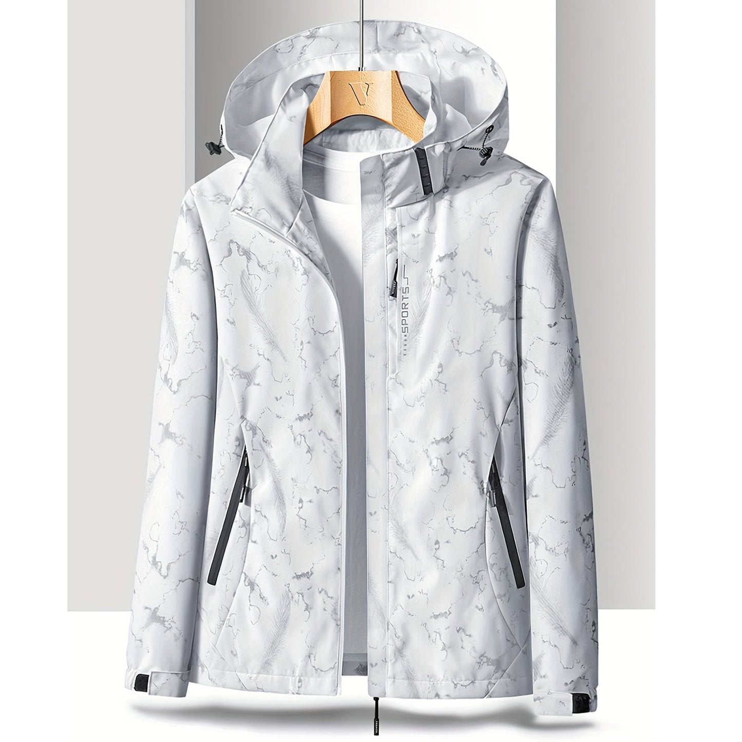 Street-Wave Women's Waterproof Hooded Sport Jacket Windproof Durable Outerwear For Active Athletes