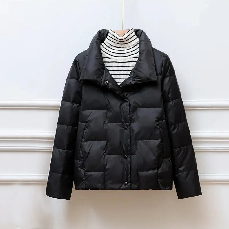 Street-wave Quilted Puffer Winter Jacket for Confident Women Warmth and Timeless Style