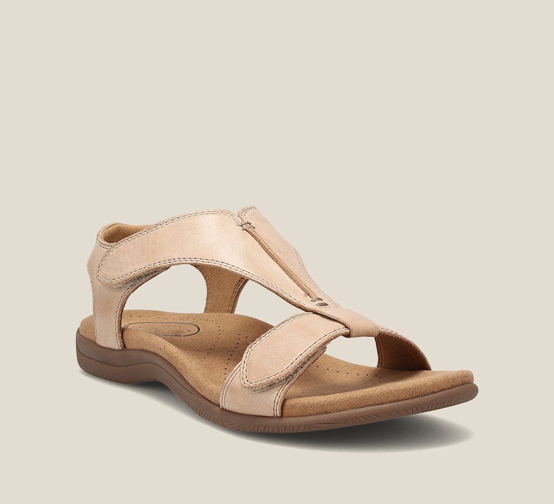 Women's Vegan Sandals with Adjustable Straps and Arch Support