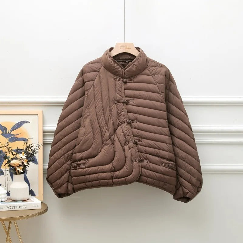 Street Wave Lightweight Quilted Jacket For Cold Days And Transitional Weather Cozy Warmth Timeless Style
