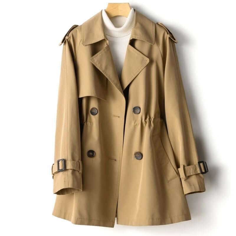 Street Wave Womens Tailored Trench Coat Timeless Chic Fit For Modern Women All Day Everyday Wardrobe Essential