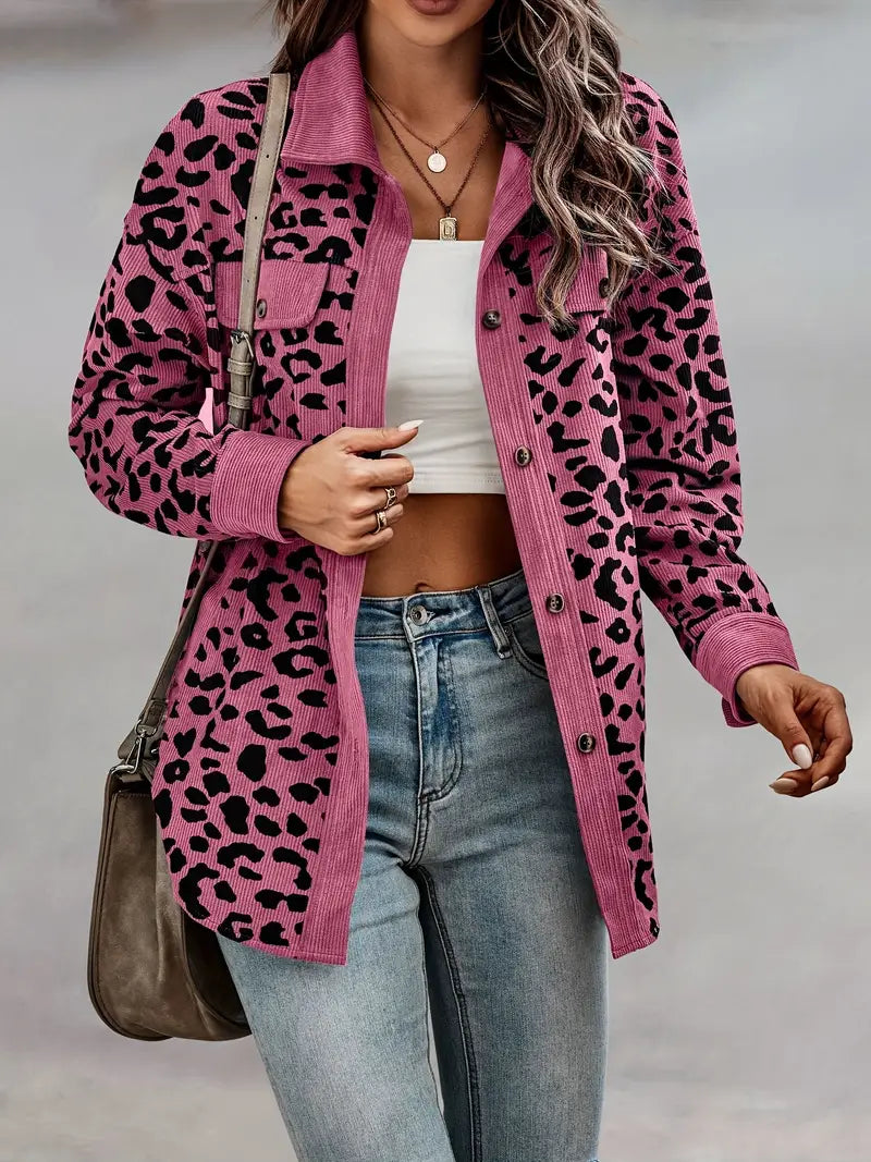 Street-wave Leopard Print Jacket For Bold Fashion Lovers Standout Style And Premium Quality